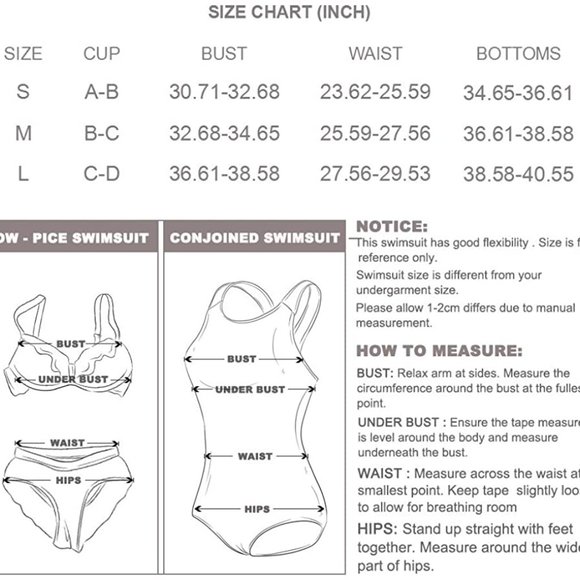 Two Pieces Swimsuits Cheeky Bathing Suits - Picture 5 of 5